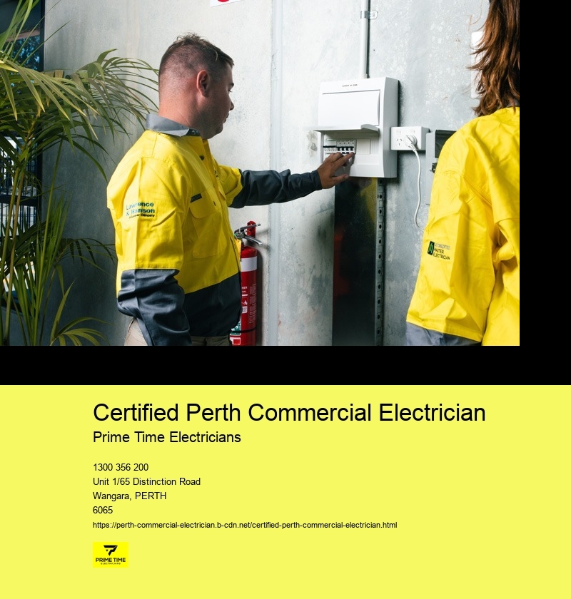 Certified Perth Commercial Electrician