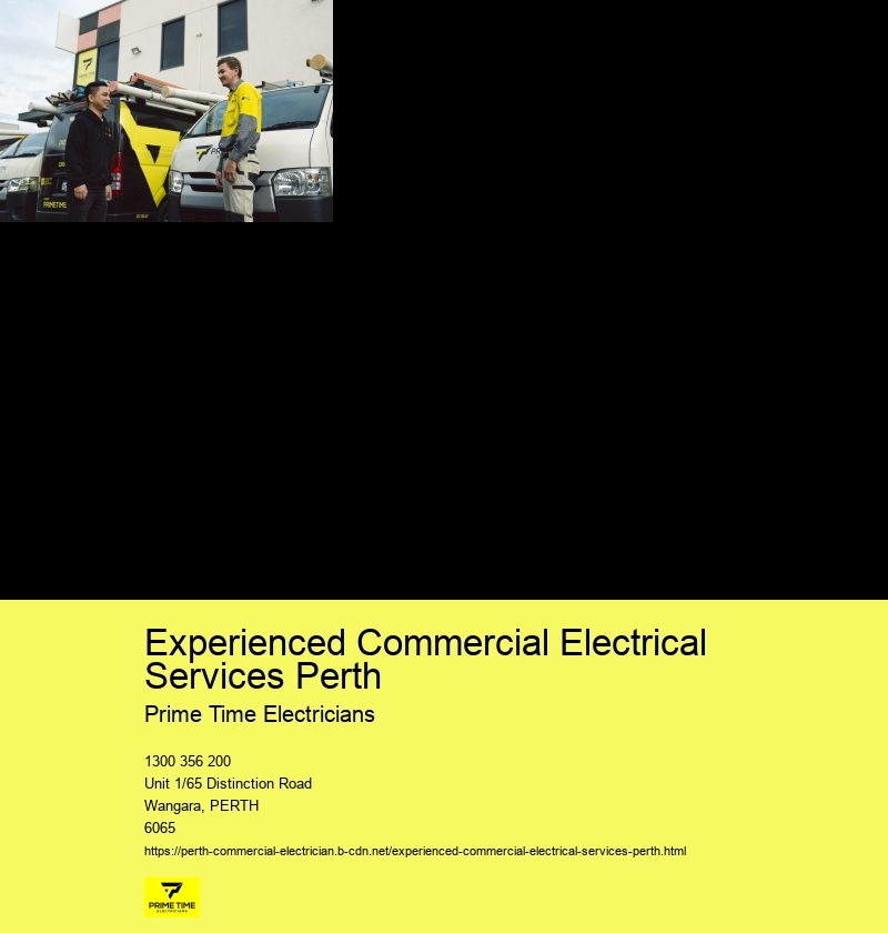 Professional Commercial Electrician Perth Contractors