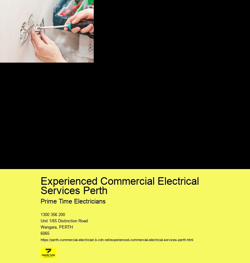 Experienced Commercial Electrician Perth Team