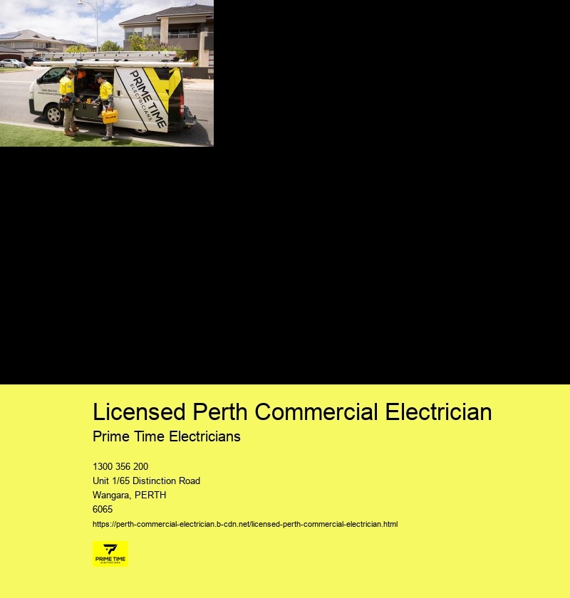 Professional Commercial Electrician Perth Contractors