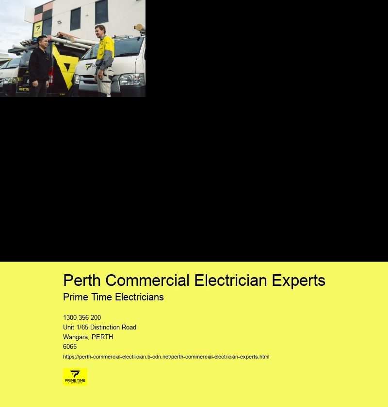 Affordable Commercial Electrician Perth Team