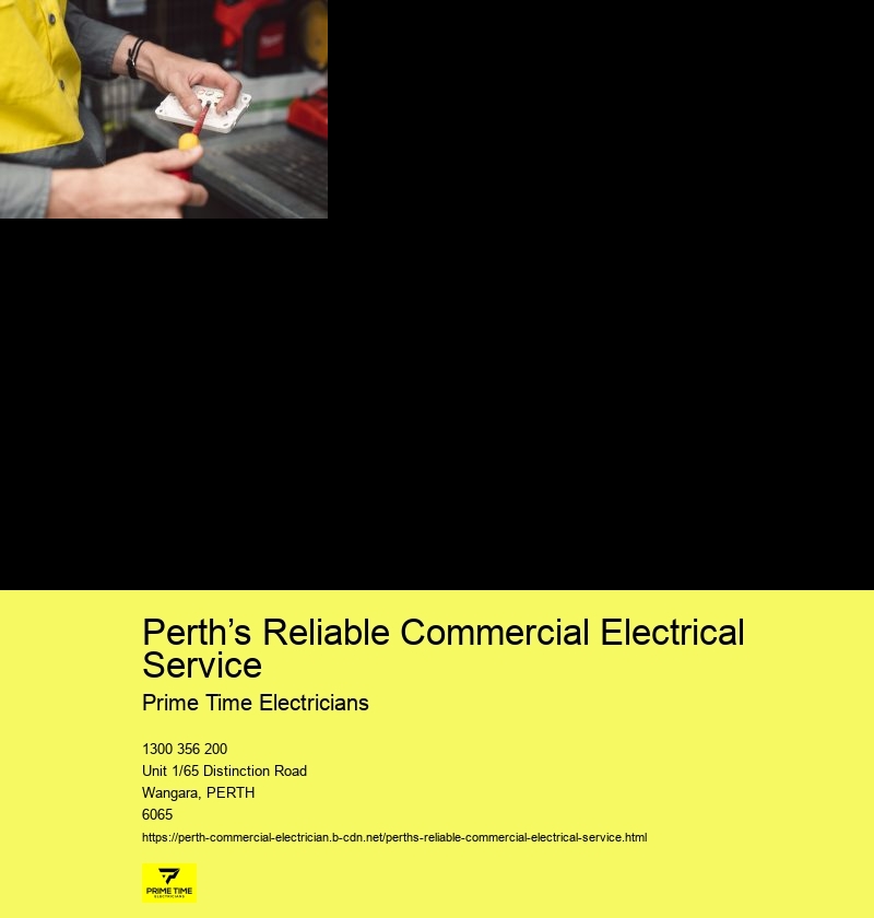 Perth’s Reliable Commercial Electrical Service