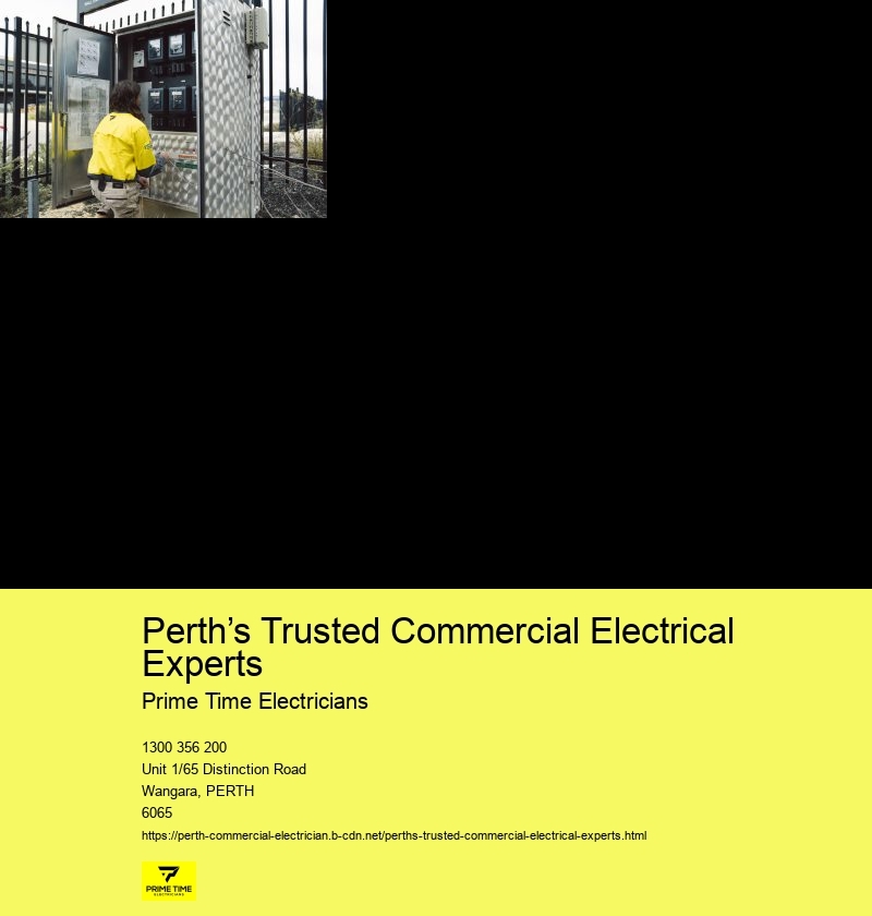 Efficient Commercial Electrician Perth Team