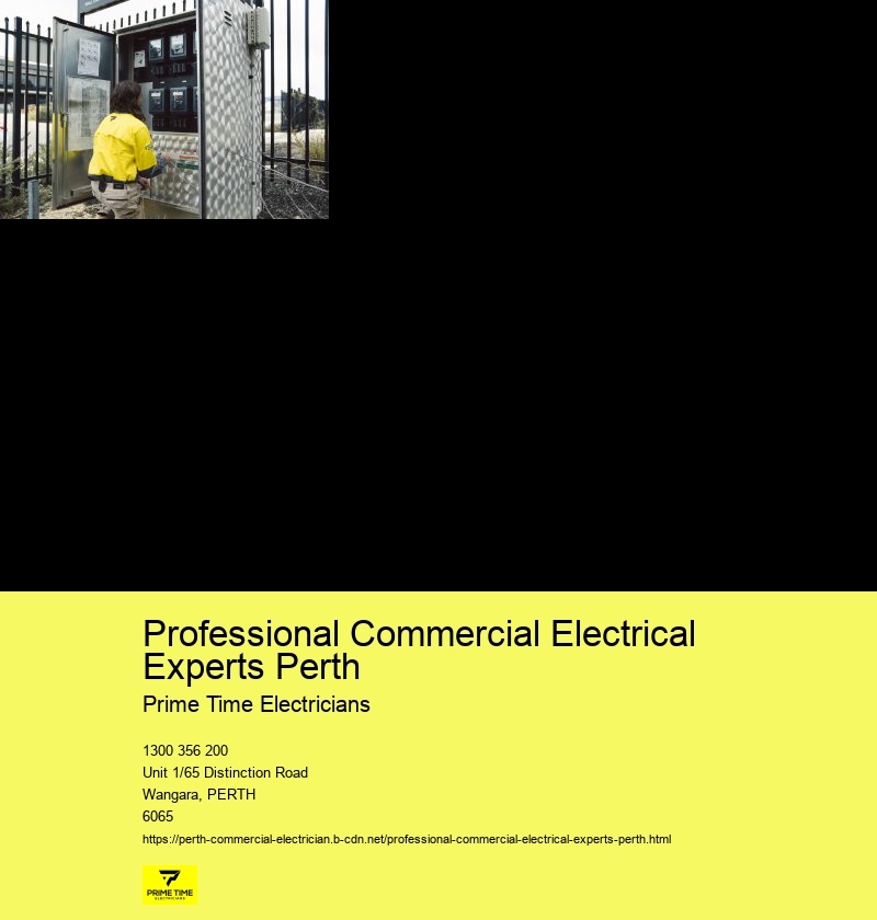 Trusted Commercial Electrician Perth Services