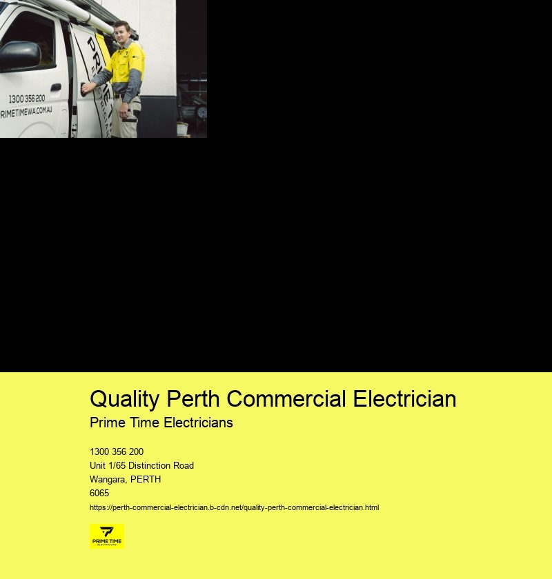 Certified Commercial Electrician Perth Experts
