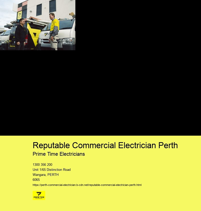 Reputable Commercial Electrician Perth